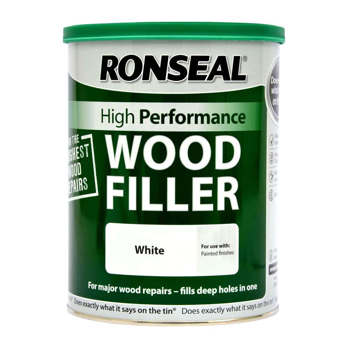 Ronseal High Performance Woodfiller White 1kg